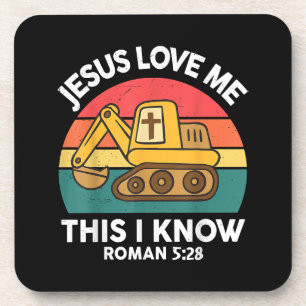 Jesus Lieben mir Dies ich kenne Ausgrabungsgraben Getränkeuntersetzer