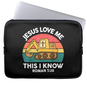 Jesus Lieben mir Dies ich kenne Ausgrabungsgraben Laptopschutzhülle