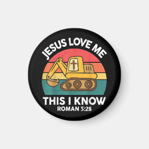 Jesus Lieben mir Dies ich kenne Ausgrabungsgraben Magnet