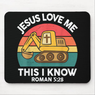 Jesus Lieben mir Dies ich kenne Ausgrabungsgraben Mousepad
