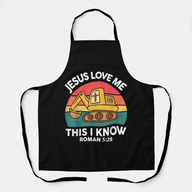 Jesus Lieben mir Dies ich kenne Ausgrabungsgraben  Schürze (Vorderseite)