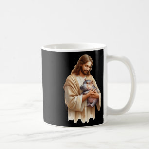 Jesus Lieben Moo Deng Bouncy Pig Niedlich Ba Kaffeetasse
