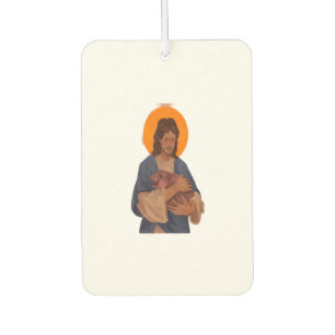 Jesus Lieben Moo Deng T - Shirt Autolufterfrischer