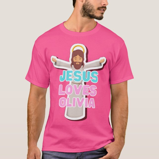 Jesus Lieben Olivia T-Shirt (Vorderseite)
