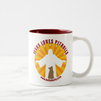 Jesus-Lieben Pitbulls Tasse