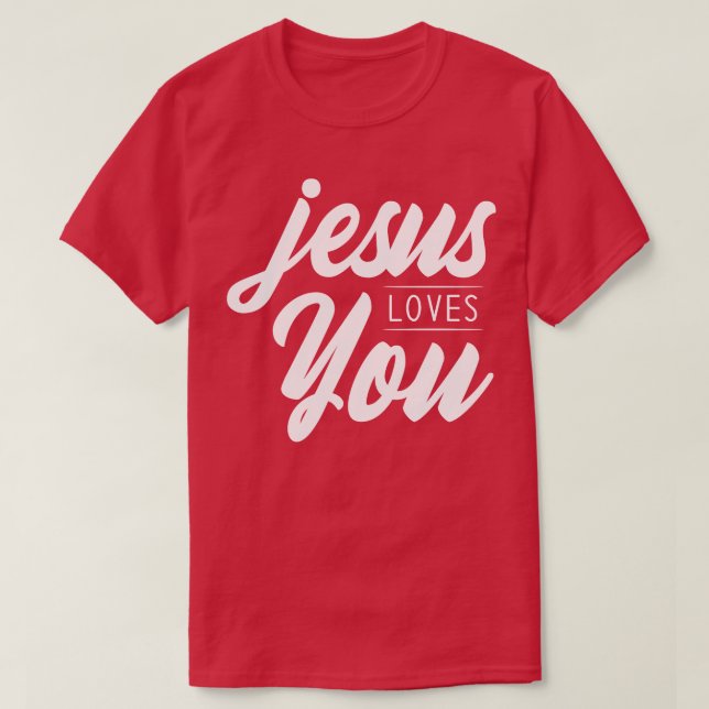 Jesus Lieben Sie 3 T-Shirt (Design vorne)