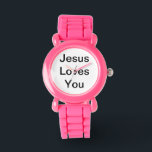 Jesus Lieben Sie Armbanduhr<br><div class="desc">Motivierend Uhr</div>