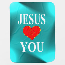 Jesus Lieben Sie Babydecke