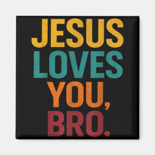 Jesus Lieben Sie Bro Funny Christlichen Jungen Jun Magnet
