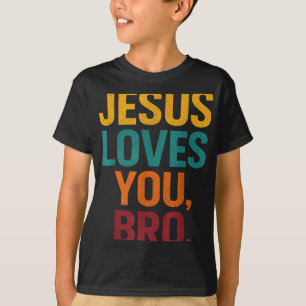 Jesus Lieben Sie Bro Funny Christlichen Jungen Jun T-Shirt