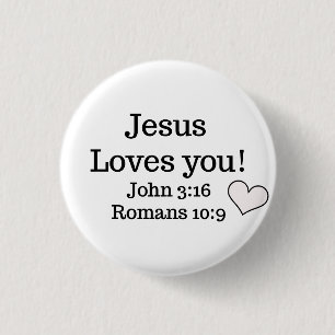 Jesus Lieben Sie Button