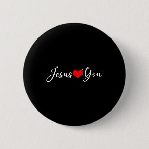 Jesus Lieben Sie - Christlich Button