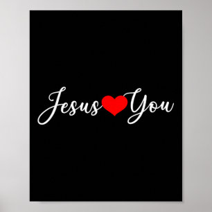Jesus Lieben Sie - Christlich Poster