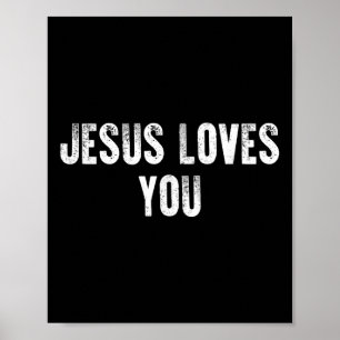 Jesus Lieben Sie Christlichen religiösen Glauben f Poster