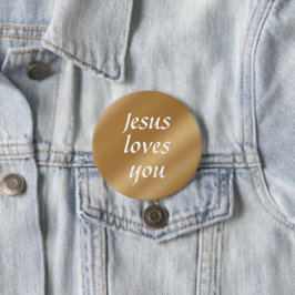 Jesus Lieben Sie | Christlicher benutzerdefinierte Button