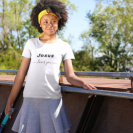 Jesus Lieben Sie Girls T - Shirt