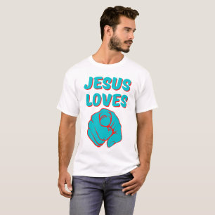 Jesus Lieben Sie glauben, dass Zitat Unisex T-Shirt