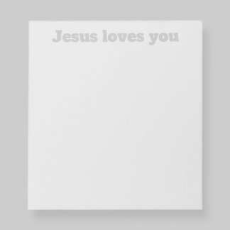 Jesus Lieben Sie | Grau & leicht grau Notizblock