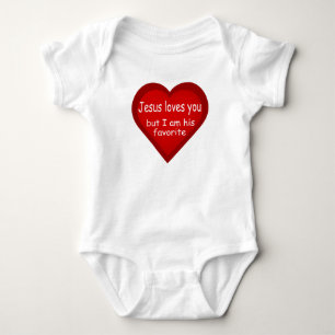 Jesus Lieben Sie Herzen Niedlich Baby Strampler