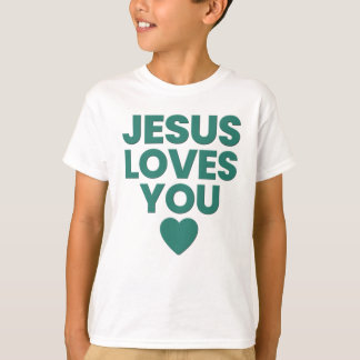 Jesus Lieben Sie Kinder Christlichen Niedlichen Gl T-Shirt