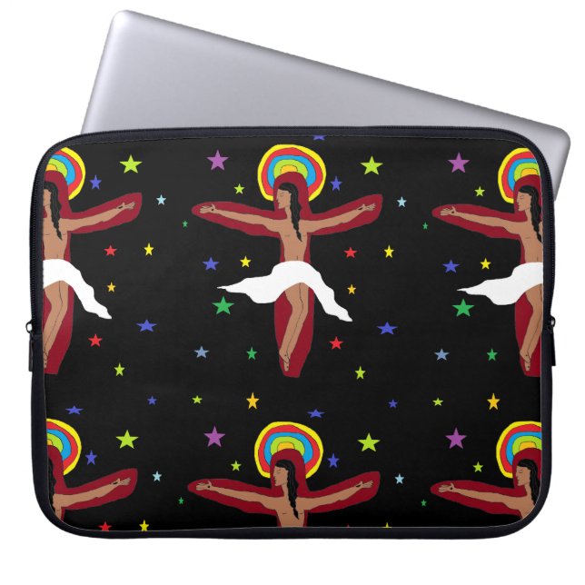 Jesus Lieben Sie Laptopschutzhülle (Vorderseite)