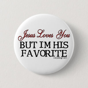 Jesus-Lieben Sie Lieblings Button