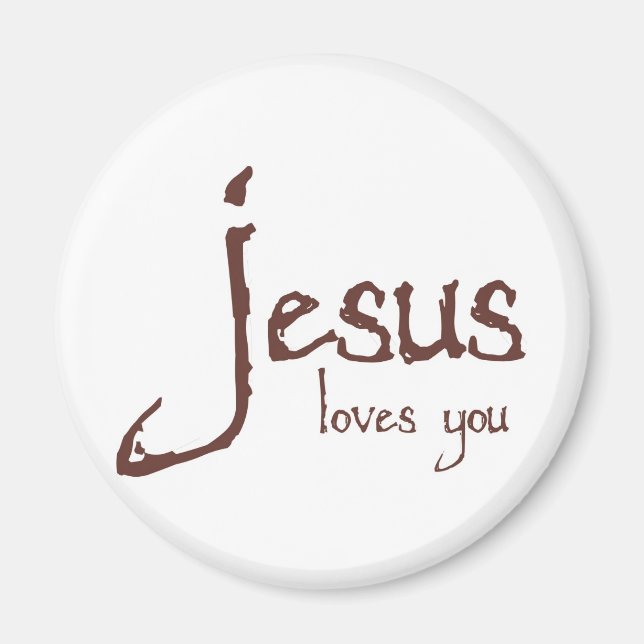 Jesus Lieben Sie Magnet (Vorne)