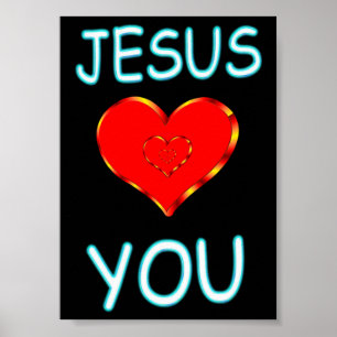 Jesus Lieben Sie Poster