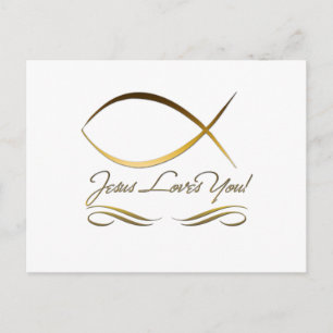 Jesus Lieben Sie Postkarte