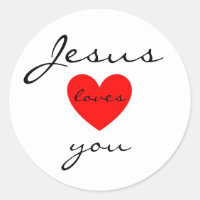 Jesus Lieben Sie Sticker