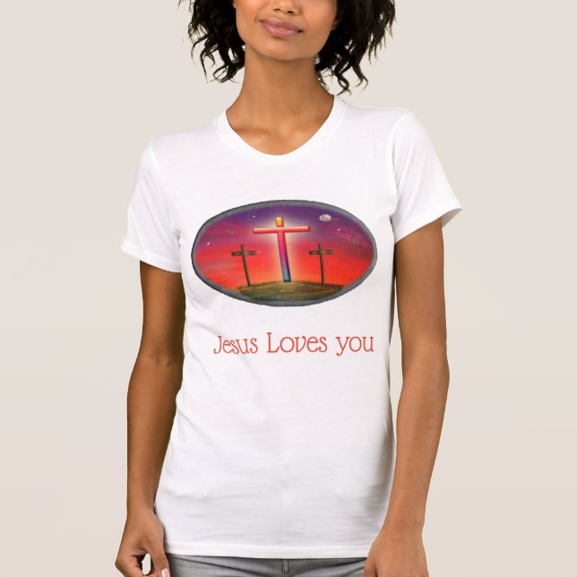 Jesus Lieben Sie T - Shirt (Vorderseite)