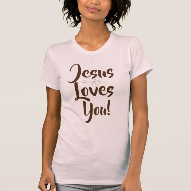 Jesus Lieben Sie T-Shirt (Vorderseite)