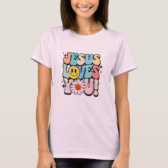 Jesus Lieben Sie T-Shirt (Vorderseite)