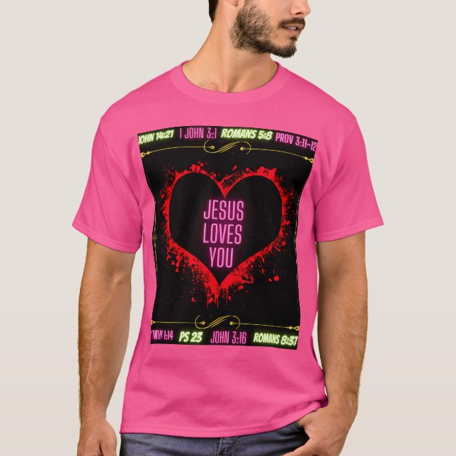 Jesus Lieben Sie T-Shirt (Vorderseite)