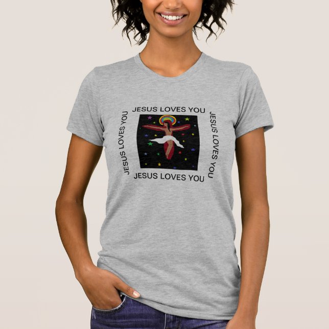 Jesus Lieben Sie T-Shirt (Vorderseite)