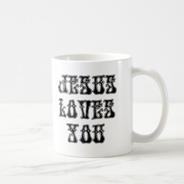 Jesus-Lieben SIE Tasse (Rechts)