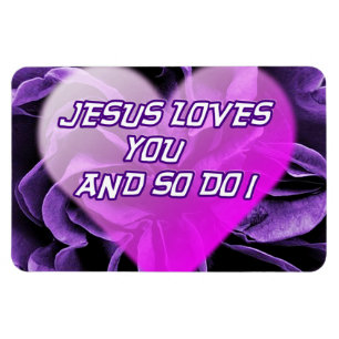 Jesus Lieben Sie und so I_Premium Flexi Magnet