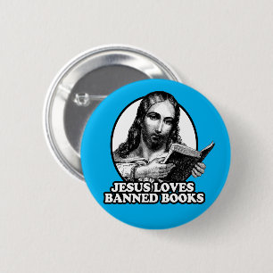 Jesus-Lieben verboten Bücher Button