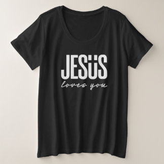 JESUS LIEBEN YOU | CHRISTLICH GROßE GRÖßE T-Shirt