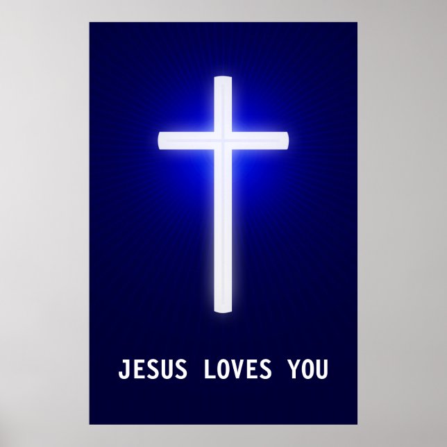 JESUS LIEBEN YOU - Christlich Poster (Vorne)