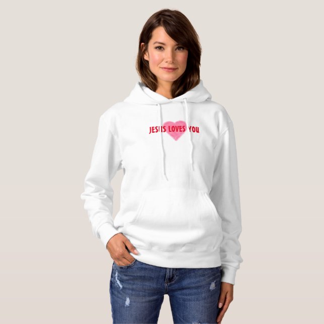 JESUS LIEBEN YOU Women's Hoodie (Vorne ganz)