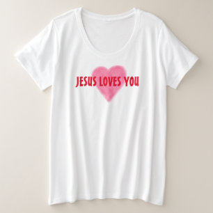 JESUS LIEBEN YOU Women's Plus Size T - Shirt