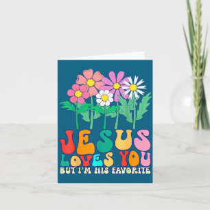 Jesus liebt, aber sein Lieblingsbibelvers Karte
