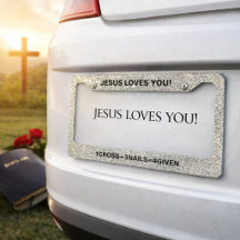 Jesus liebt dich & 4Given Silbernes Bling