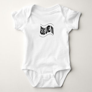 Jesus liebt dich baby strampler