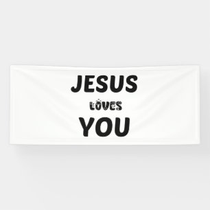 JESUS LIEBT DICH BANNER