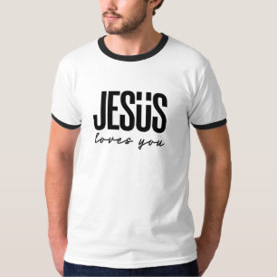 JESUS LIEBT DICH CHRISTLICH T-Shirt
