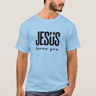 JESUS LIEBT DICH CHRISTLICH T-Shirt