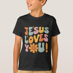 Jesus liebt dich christliches Teenager-Mädchen Got T-Shirt