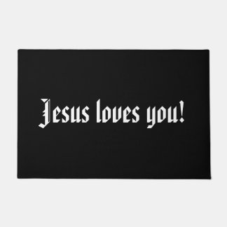 Jesus liebt dich! fußmatte